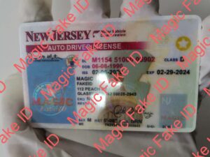 Old New Jersey Driver License