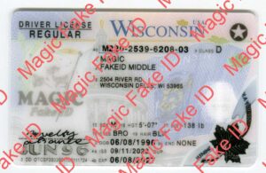 Wisconsin Driver License Polycarbonate 2023