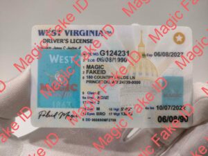 Old West Virginia Driver License