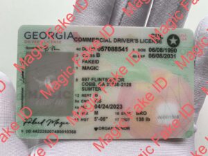 New Georgia Driver License Polycarbonate CDL