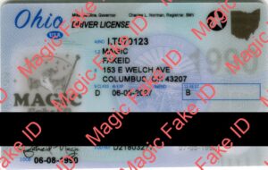 New Ohio Driver License Polycarbonate