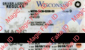 Wisconsin Driver License Polycarbonate 2022