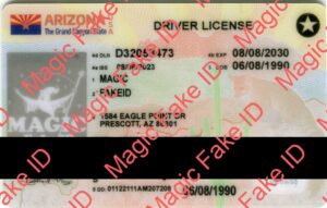 Arizona Driver License 2023 Polycarbonate