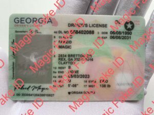 New Georgia Driver License Polycarbonate
